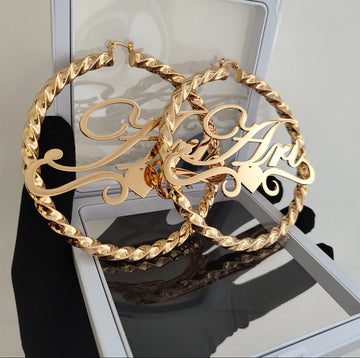 Custom Hoop Earrings